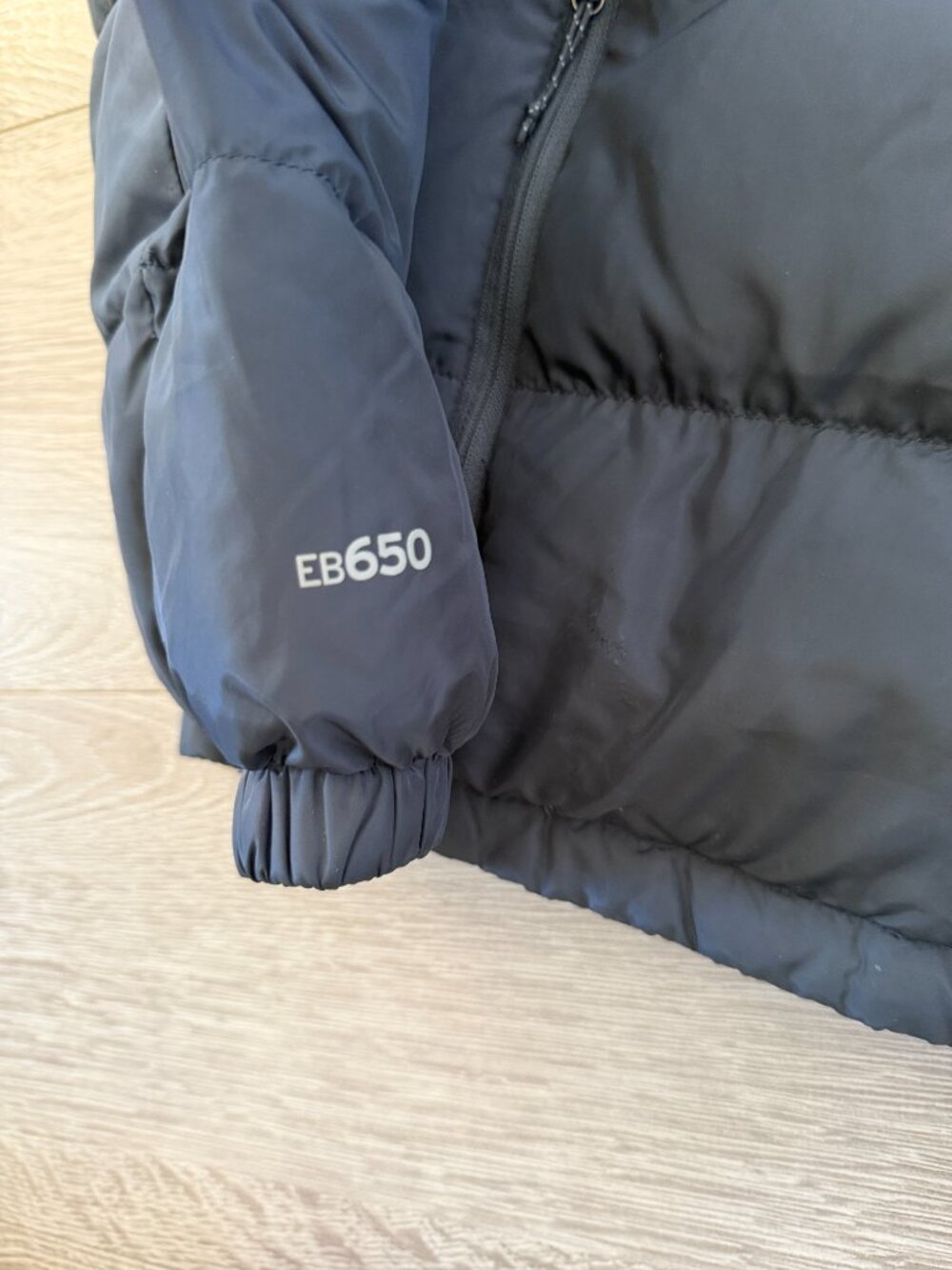 Eddie Bauer EB650 Hooded Down Puffer Jacket Black Orange Men’s XL - Picture 4 of 11